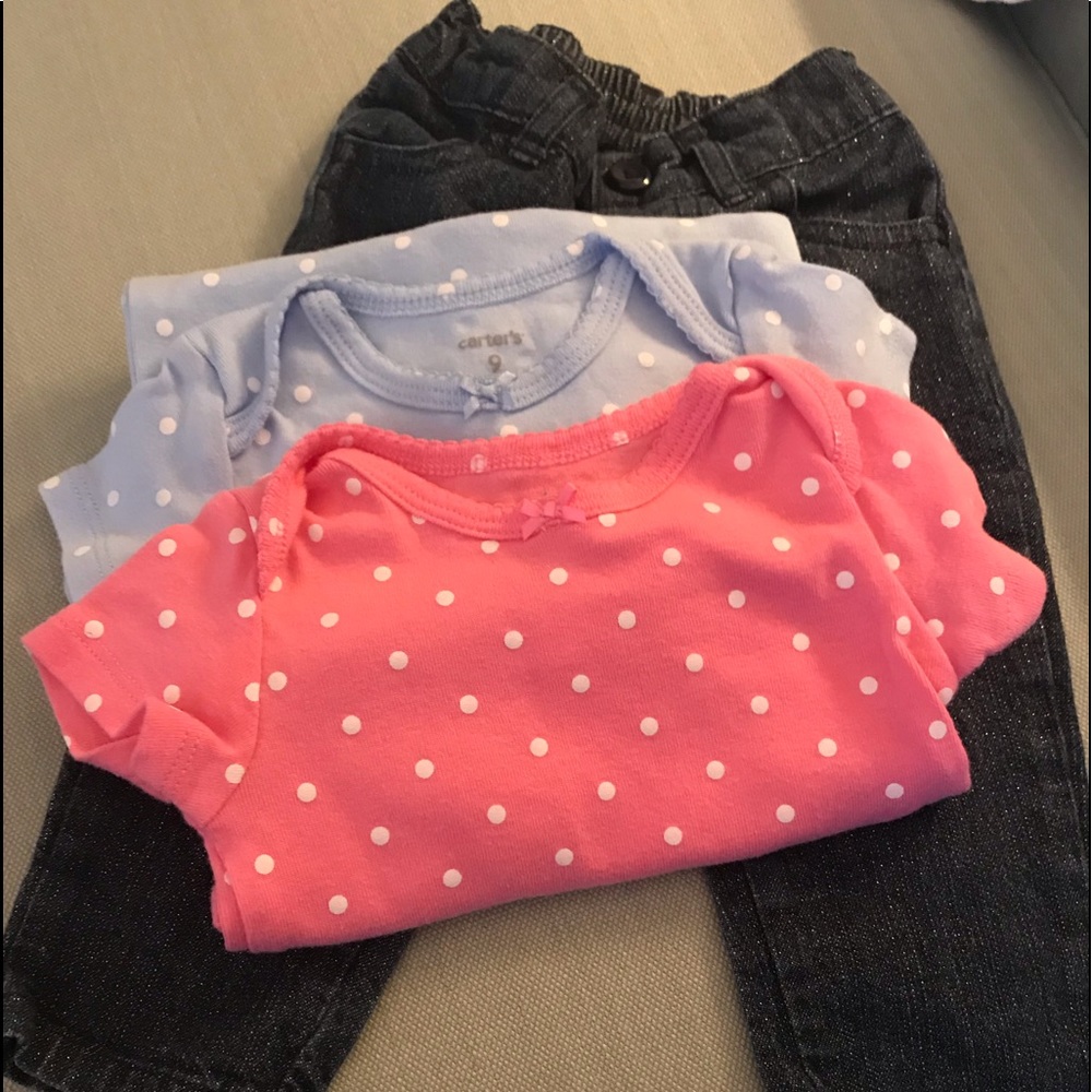 Bundle Jeans 12 Mo. + 2 Onesies